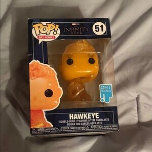 Funko Art Series Hawkeye Orange and Brown Figure